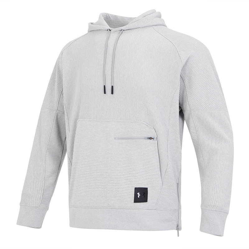 安德玛/UAUA Ottoman Fleece Hoodie男连帽卫衣-加绒1373878-558